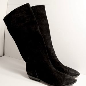 Bandolino Soft Black Suede Boots